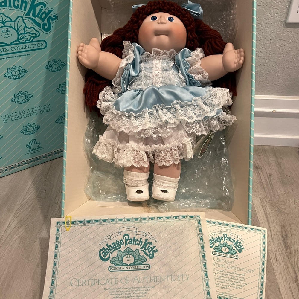 Cabbage Patch Doll, Cori Lynne. Limited edition porcelain